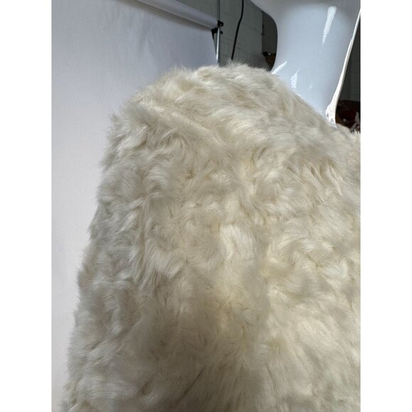 Forever 21 Exclusive Faux Fur Coat Size Large Hook And Eye Closure - Picture 7 of 16